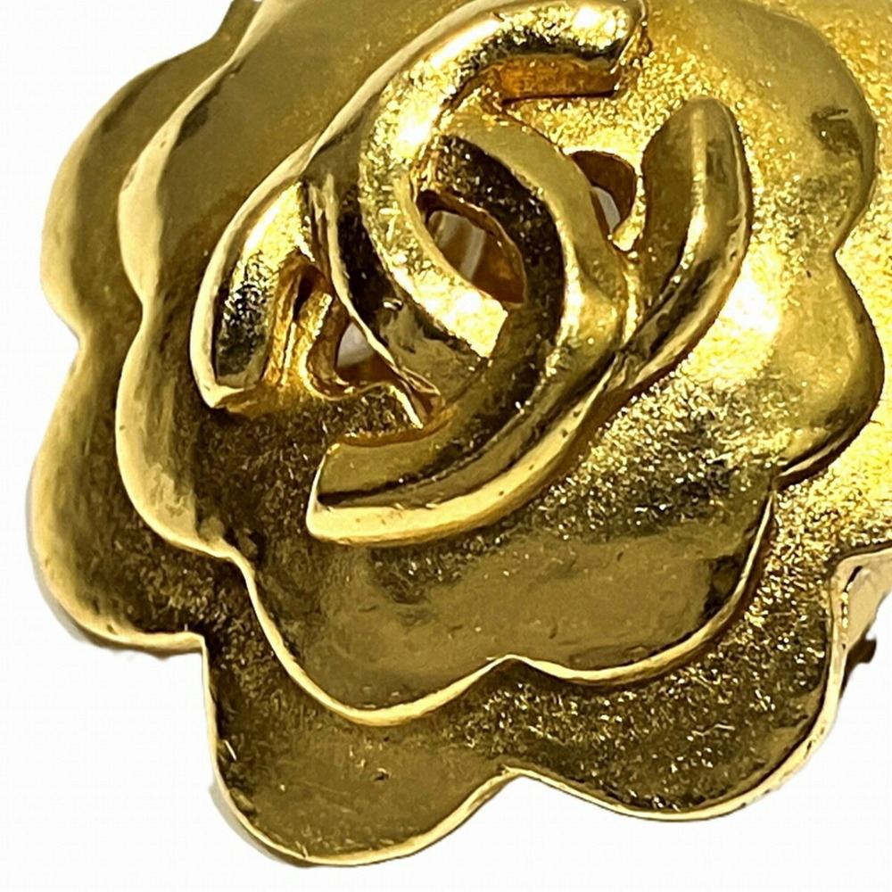 CHANEL Authentic Gold Earrings - Picture 7 of 9